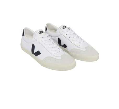 Tênis Veja Volley Canvas White Black 