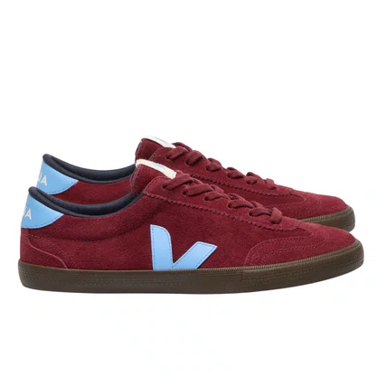 Tênis Veja Volley Feminino Aqua Eagle Couro Camurça