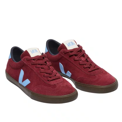 Tênis Veja Volley Feminino Aqua Eagle Couro Camurça