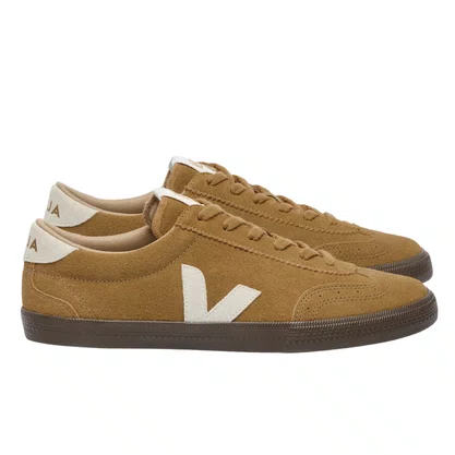 Tênis Veja Volley Feminino Natural Eagle Couro Camurça