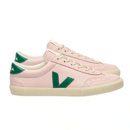 Tênis Veja Volley Feminino Petala Golf Calcaire Couro