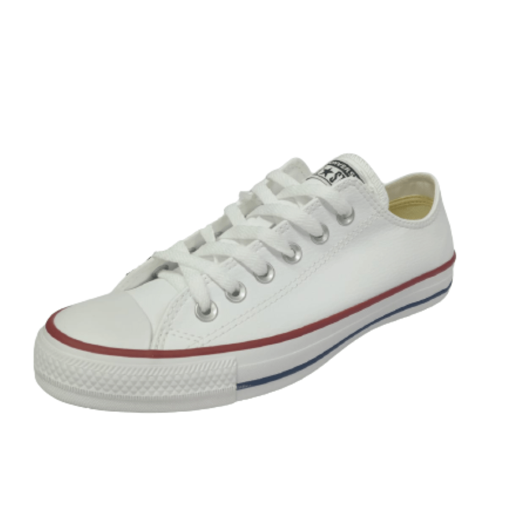 Tênis Converse All Star Branco Couro Plataforma - Berti Maria