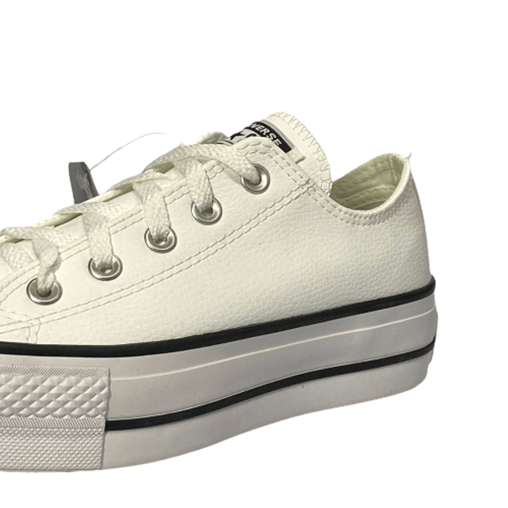 TÊNIS CONVERSE CHUCK TAYLOR ALL STAR PLATAFORMA - COURO/PRETO