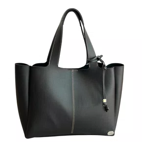 Bolsa AnaCapri Feminina Shopping Preta - Grande