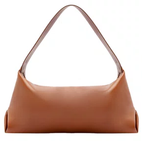Bolsa AnaCapri Feminina Tiracolo Hobo Caramelo- Grande