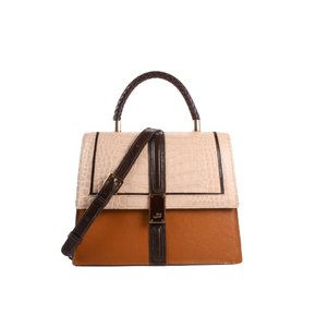 Bolsa Jorge Bischoff Caramelo Anis Nude Aveia Marrom Dark Brown Couro
