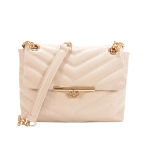 Bolsa Jorge Bischoff Feminina de Ombro Pequena Off White Couro