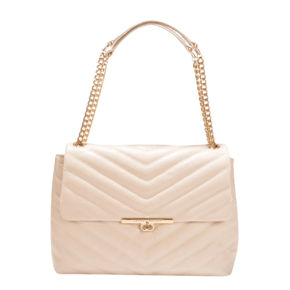 Bolsa Jorge Bischoff Feminina Grande Metalassê Off White Couro