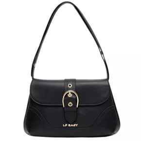 Bolsa Lança Perfume Feminina Bolsa Shoulder Fivela Preta