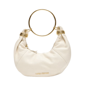 Bolsa Lança Perfume Feminina Clutch Off White Couro