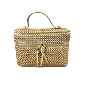 Bolsa Lança Perfume Feminina Dourada - Pequena 