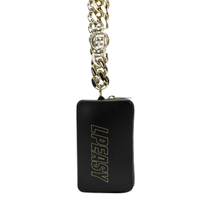 Bolsa Lança Perfume Feminina Preta Pequena