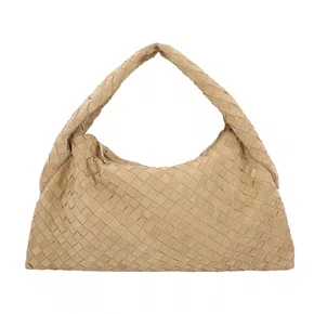 Bolsa Luiza Barcelos Feminina hobo Tressê Fendi Couro Camurça