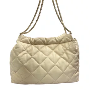 Bolsa Luz da Lua Feminina Matelassê Mafim Couro - Grande