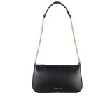 Bolsa Luz da Lua Feminina Preta Couro - Pequena