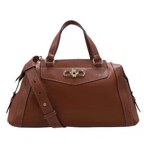 Bolsa Luz Da Lua Feminona Tote Média Vípera Âmbar Couro