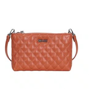 Bolsa Santa Lolla Feminina Soft Matelassê Marrom 