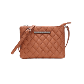 Bolsa Santa Lolla Matelassê Marrom - Pequena 