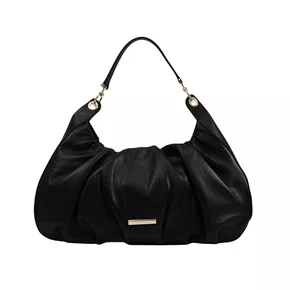 BolsaJorge Bischoff Feminina  Ombro Preto Couro