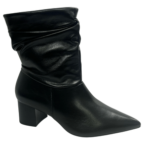Bota Cecconello Feminina Slouchy Cano Baixo Preto