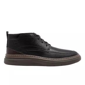 Bota Democrata Grid Masculina Grid Preto Couro