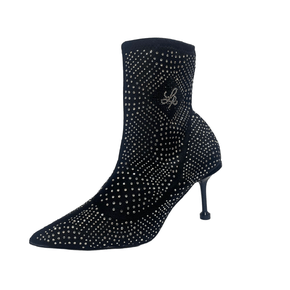 Bota Lança Pefume Aveia Cano Curto Strass