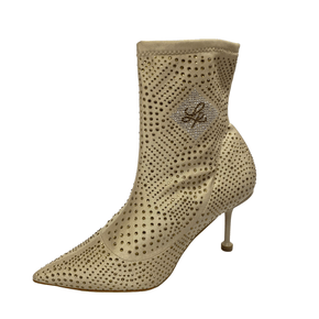 Bota Lança Pefume Aveia Cano Curto Strass