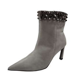 Bota Lança Perfume Grafite Couro 