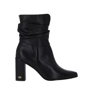 Bota Luz da Lua Feminina Cano Médio Preto Couro