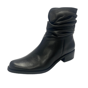 Bota Luz da Lua Preta Couro 