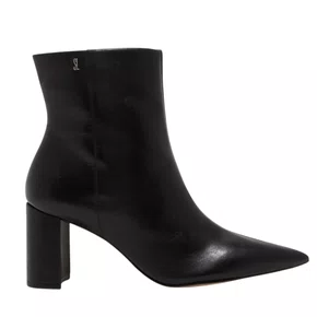 Bota Santa Lolla Feminina Salto Bloco Preta Couro
