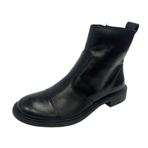 Bota Santa Lolla Feminina Cano Curto Preta Couro