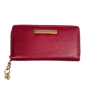 Carteira Jorge Bischoff Feminina Bordo Couro