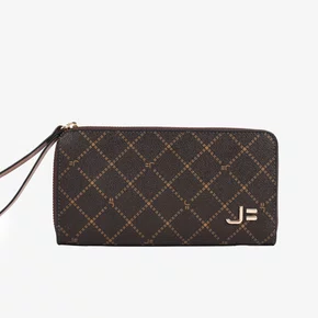 Carteira Jorge Bischoff feminina Café Amendoa