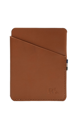 Carteira Reserva Caramelo Couro