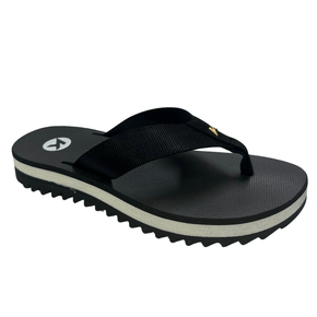 Chinelo Kenner Feminino Kyra Preto Branco