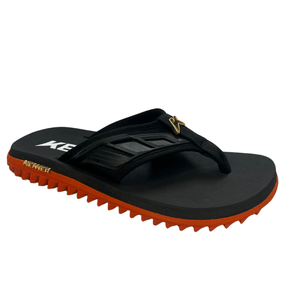 Chinelo Kenner Masculino Kivah Laranja Preto