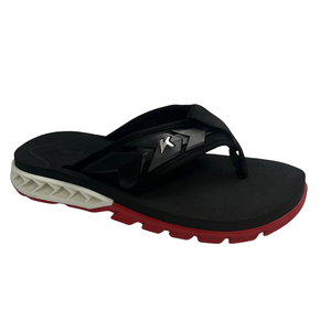 Chinelo Kenner Masculino Rakka Vermelho Branco Preto 
