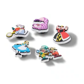 Jibbitz™ Alice no País das Maravilhas Pack com 5 Peças