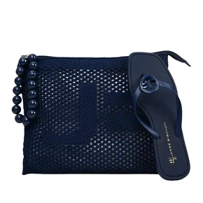 Kit Jorge Bischff Feminino Flat + Necessaire Marinho