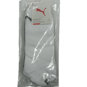 Kit 3 Pares Meia Sapatilha Puma Branca com Preta 