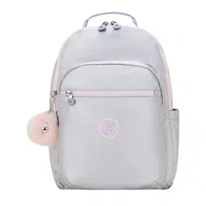 Mochila Kipling Silver Glow Metalico