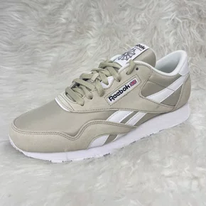 REEBOK CLASSIC NYLON TENIS MASC BEIGE/BEIGE/WHITE