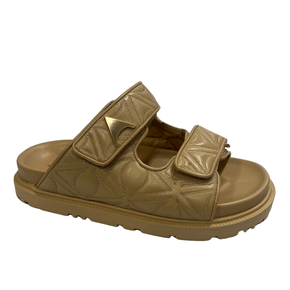 Sandália Carrano Feminina Birken Bege Couro