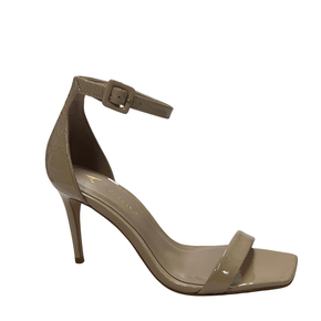 Sandalia Carrano Feminino Preto Salto Fino Couro Verniz