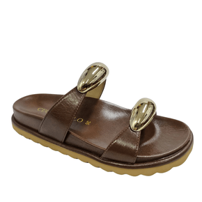 Sandália Cecconelo Birken Off White Couro