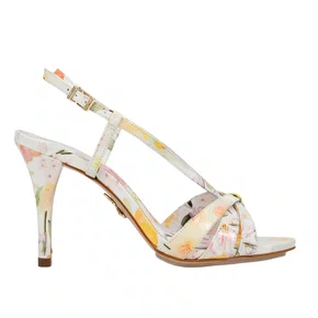 Sandália Florescer Jorge Bischoff Feminina  Salto Alto Couro