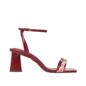 Sandália Jorge Bischoff Vermelho Verniz Couro