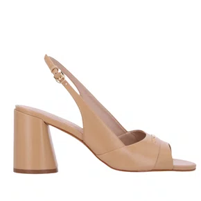 Sandália Luz da Lua Feminina Butter Salto Bloco Couro 