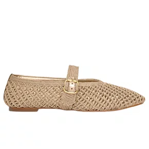 Sapatilha Carrano Feminina Crochet Dourado